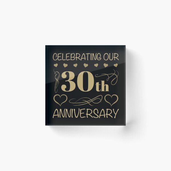 Item preview, 30th Wedding Anniversary designed and sold by thepixelgarden.