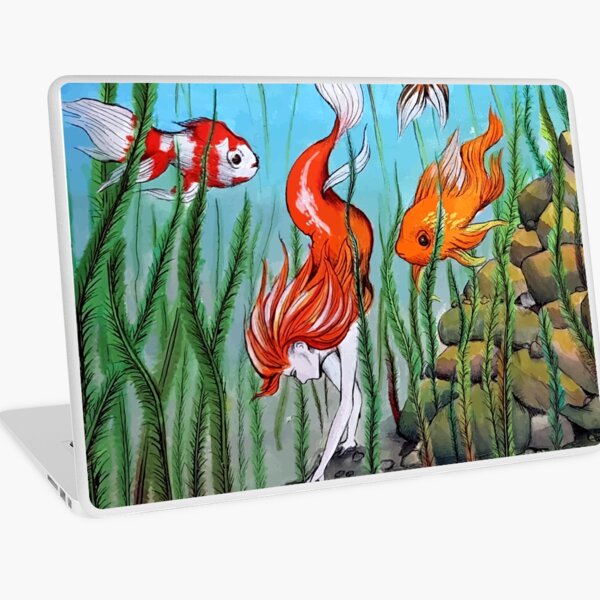 Goldfish Mermay'19 T-Shirt Laptop Skin