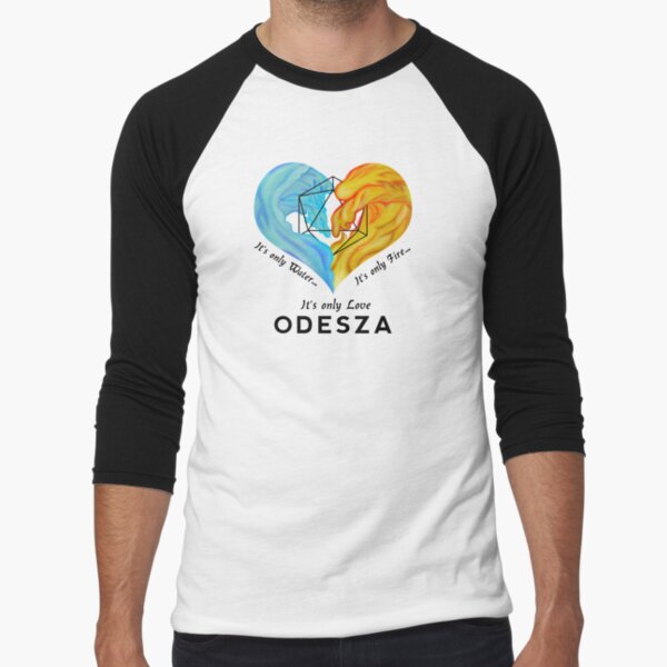 It's only water... odesza inspired Baseball ¾ Sleeve T-Shirt