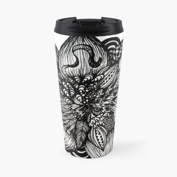 Jungle Flower Travel Mug