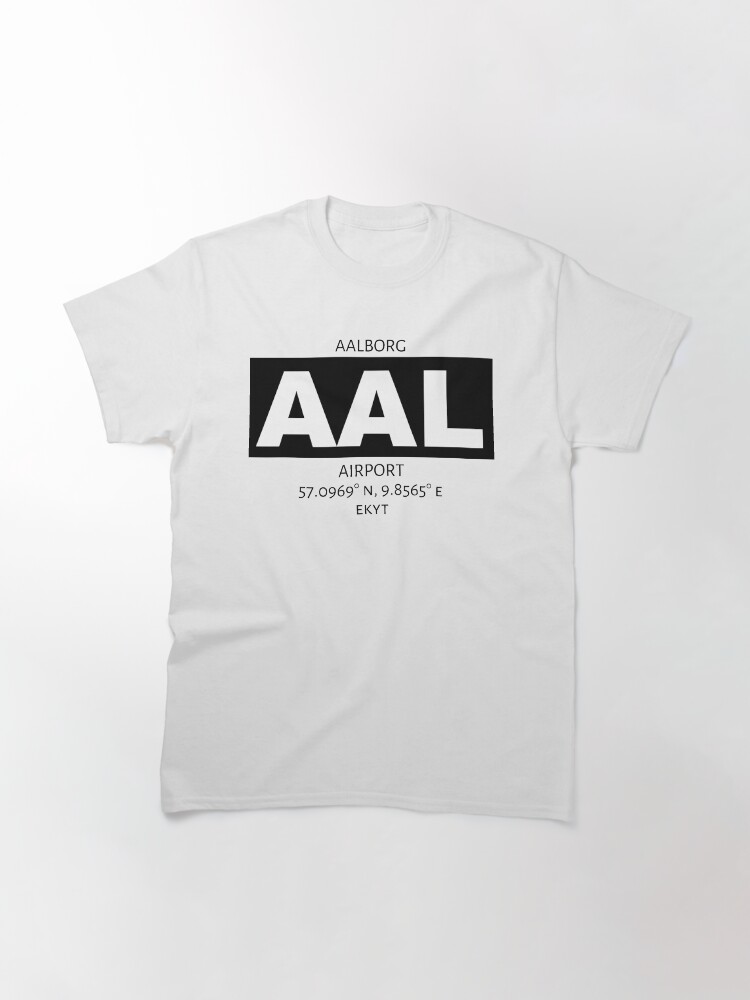 Alternate view of Aalborg Airport AAL Classic T-Shirt