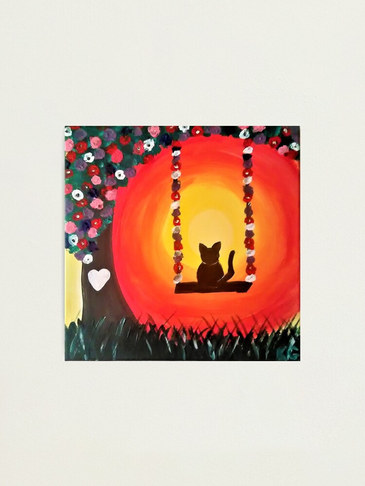 Alternate view of Swingin Kitty Photographic Print