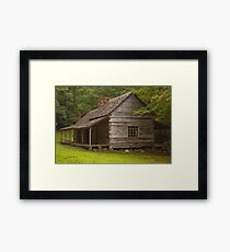 Noah "Bud" Ogle cabin Framed Print
