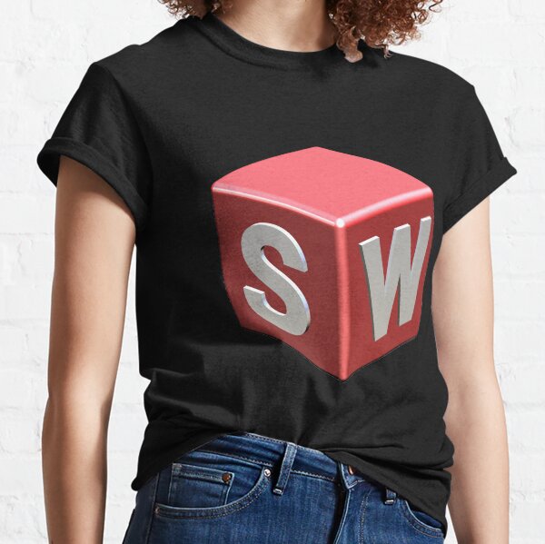 3D Cad/Cam/Cae Solid Works Designer BG Black Classic T-Shirt