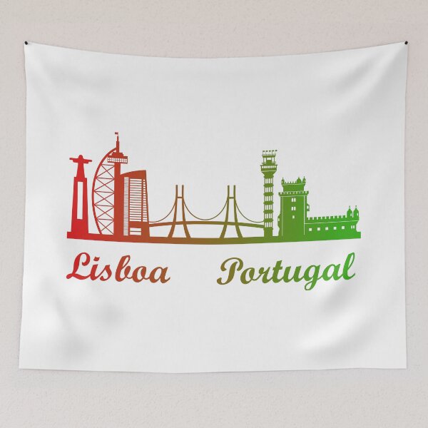 Item preview, Lisbon Color Skyline designed and sold by mattpanta.