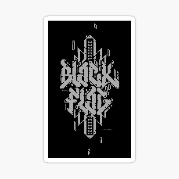 Black Flag Sticker