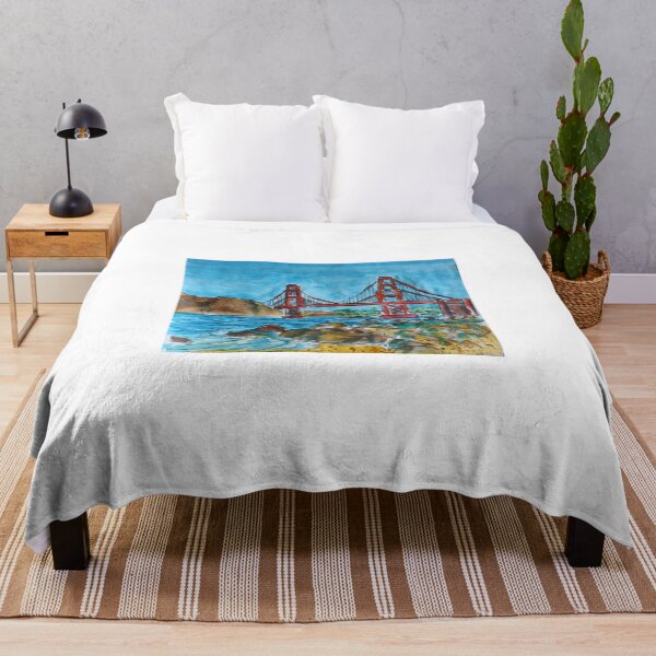 Item preview, Watercolor Sketch - Golden Gate Bridge. 2013 designed and sold by Igor Pozdnyakov.