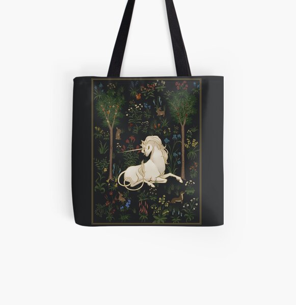 Unicorn Woods All Over Print Tote Bag