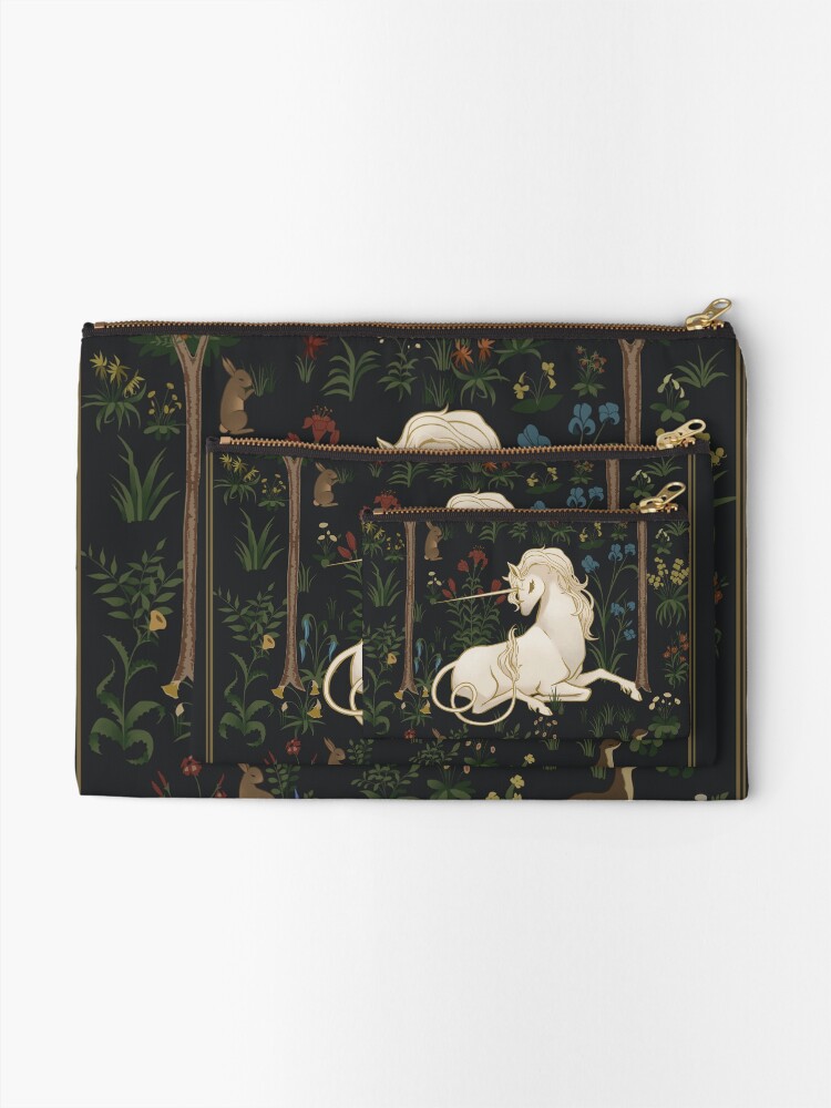 Alternate view of Unicorn Woods Zipper Pouch