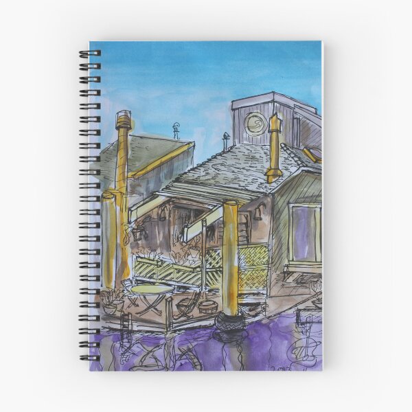 Item preview, Watercolor Sketch - 7 Issaquah Dock, Sausalito, Califonia 2012 designed and sold by Igor Pozdnyakov.