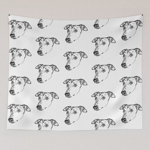 Item preview, Greyhound Line Art designed and sold by Doggish Apparel.