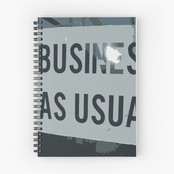 Item preview, BUSINESS AS USUAL Vintage Art designed and sold by Bruce ALMIGHTY Baker.