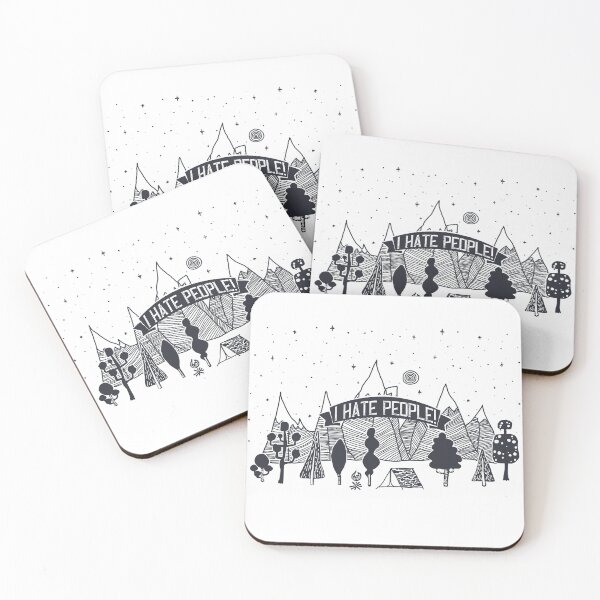 Item preview, I love camping, I love the forest, I hate people designed and sold by Marouk.