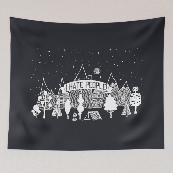 Item preview, I love camping, I love the forest, I hate people designed and sold by Marouk.