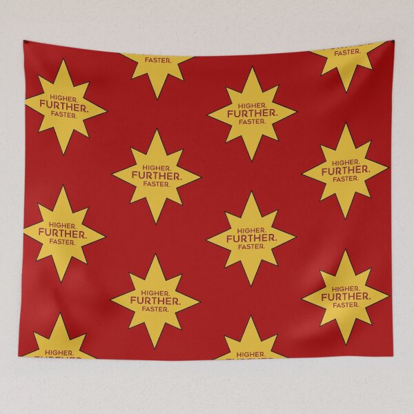 Item preview, Higher, Further, Fast Star with Red Text designed and sold by jamesgregory161.