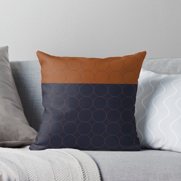 Item preview, Navy and Rust Circles II designed and sold by BlertaDK.