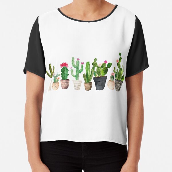 Cactus Chiffon Top