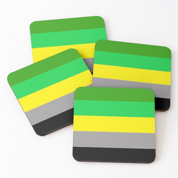 Item preview, Aromantic Pride Flag (Yellow-Stripe Variant) designed and sold by DisneyFanatic23.
