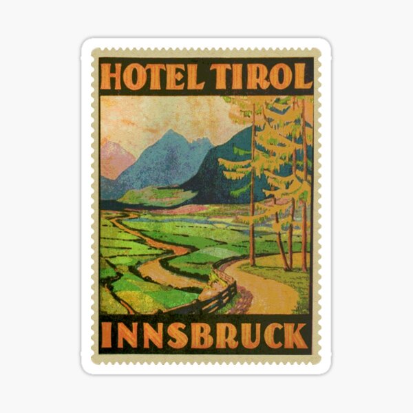 Hotel Tirol Innsbruck Österreich Sticker