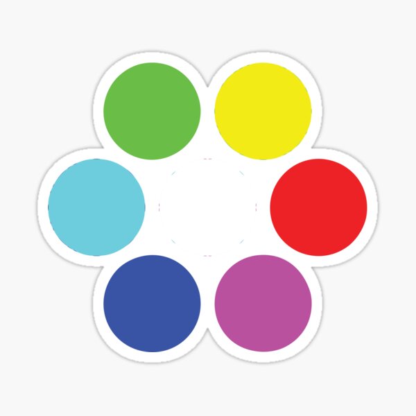 Item preview, COLOR CIRCLES Vintage Art designed and sold by Bruce ALMIGHTY Baker.