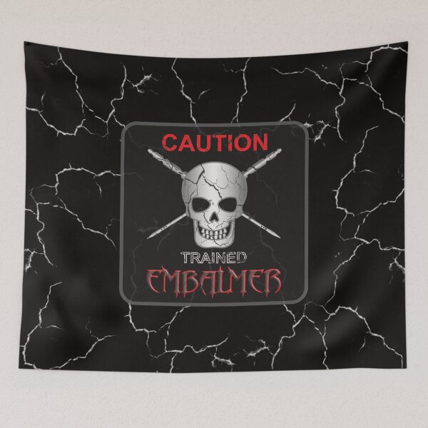 Item preview, Caution Trained Embalmer designed and sold by NoBonesLife.