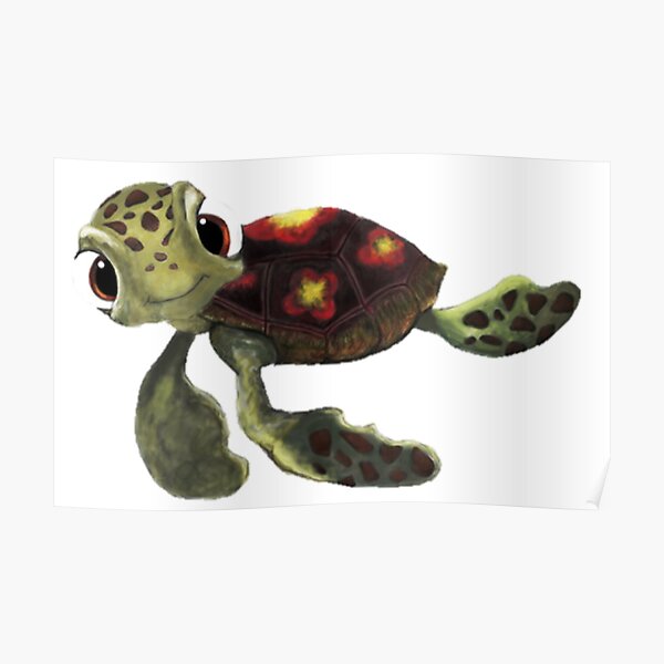 Squirt Finding Nemo Poster