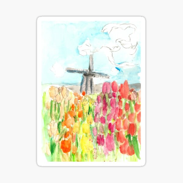 Holland in Spring Sticker