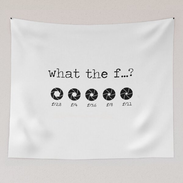 Item preview, What the f? Photographers play on aperture design designed and sold by Ben Farrell.