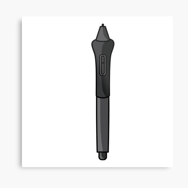 Wacom Pen Metal Print