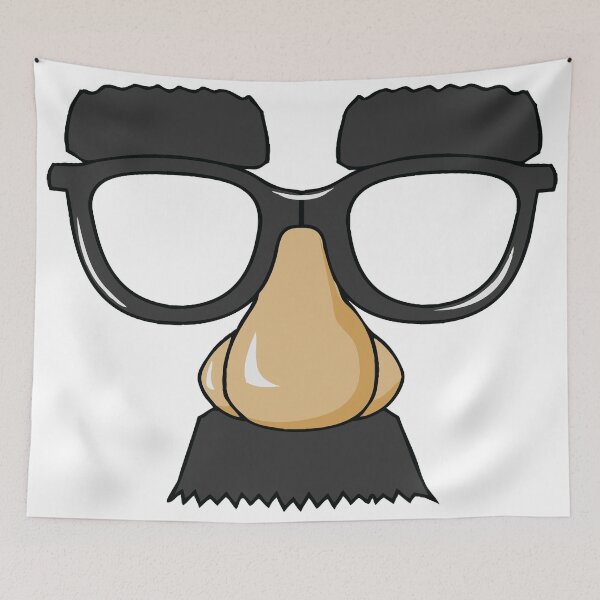 Item preview, GROUCHO GLASSES Vintage Art designed and sold by Bruce ALMIGHTY Baker.