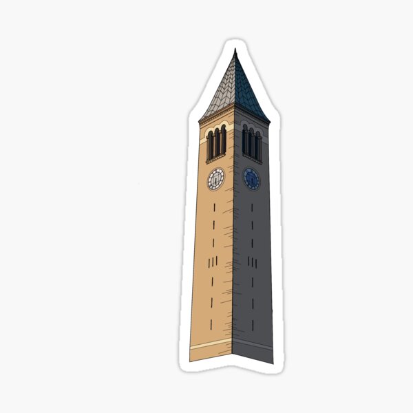 Cornell Tower Color | McGraw Tower Sticker