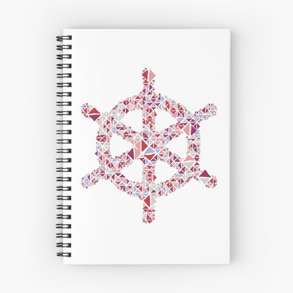 Item preview, Nautical boat wheel strawberry blueberry geometric pattern designed and sold by hieu tran.