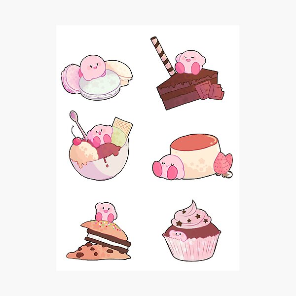 (Kirby) Desserts Photographic Print