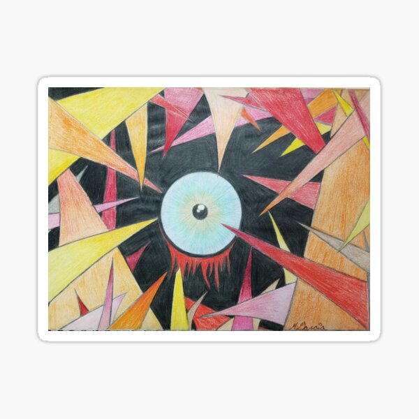 Piercing Eye Sticker