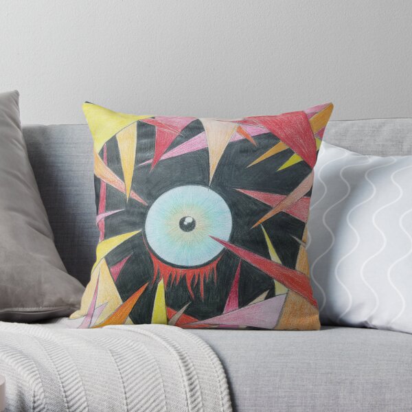 Piercing Eye Throw Pillow