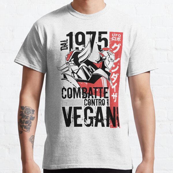 046b Goldrake Contro Vegani T-shirt classique