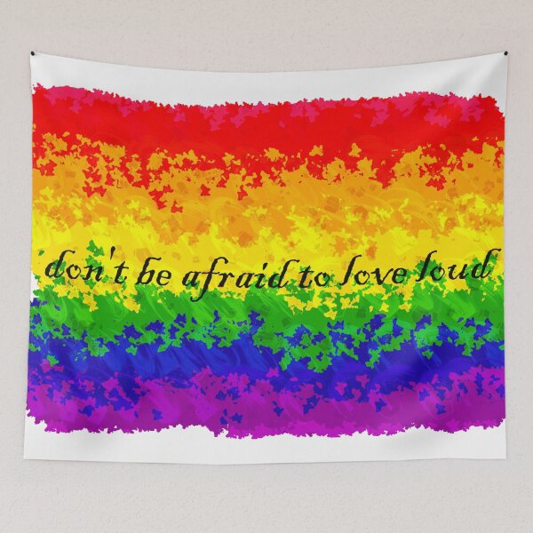 Item preview, "Love Loud" - Gay Pride Flag designed and sold by AutumnStars.