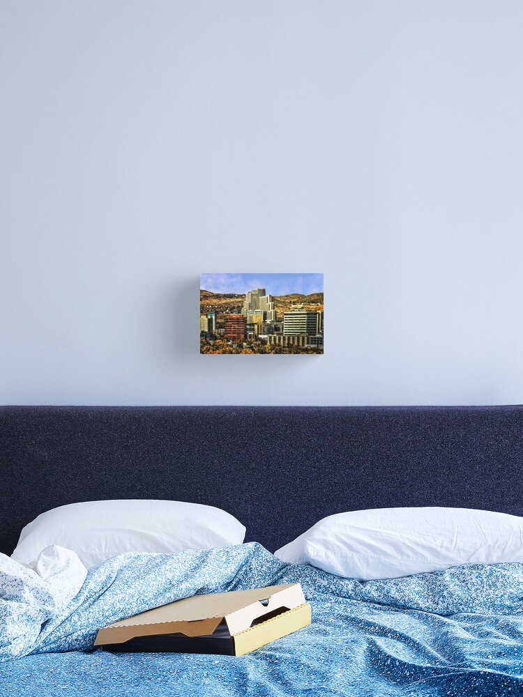 Thumbnail 2 of 3, Canvas Print, Sunset Over Reno designed and sold by pkg39.