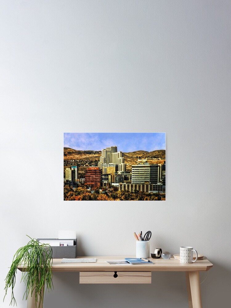 Thumbnail 2 von 3, Poster, Sunset Over Reno designt und verkauft von pkg39.
