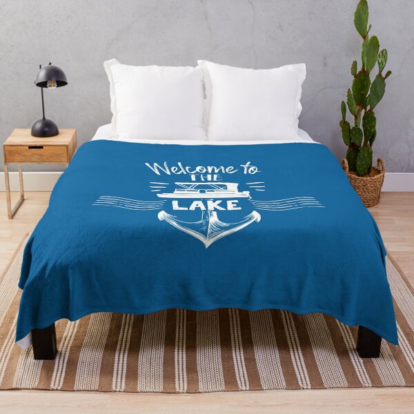 Lake Life Throw Blankets for Sale
