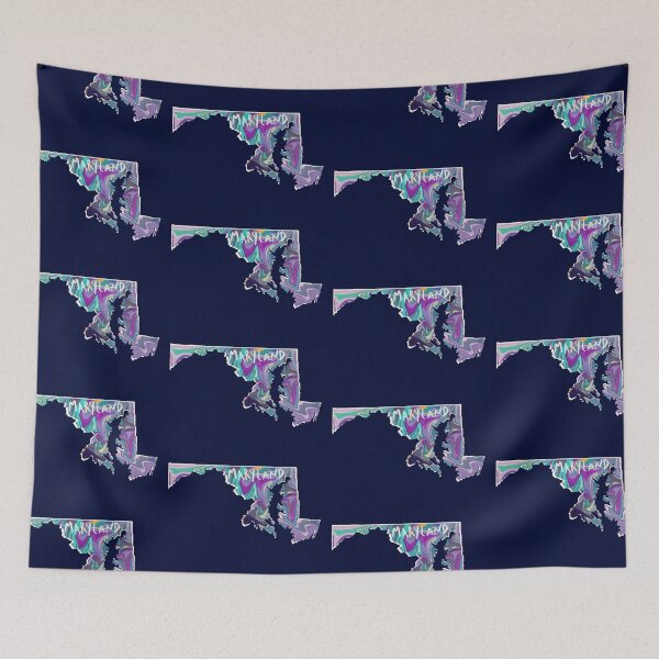 Item preview, Swirly Maryland: labeled designed and sold by Oh-Hecko.