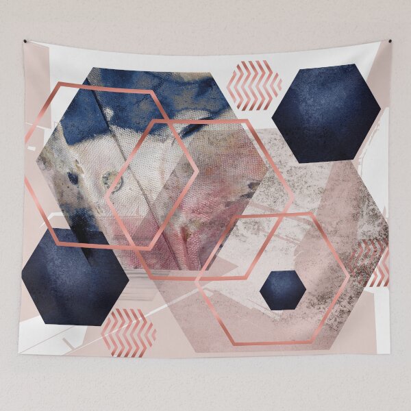 Item preview, Abstract Hexagons designed and sold by UrbanEpiphany.