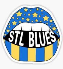 Blues Lips Sticker