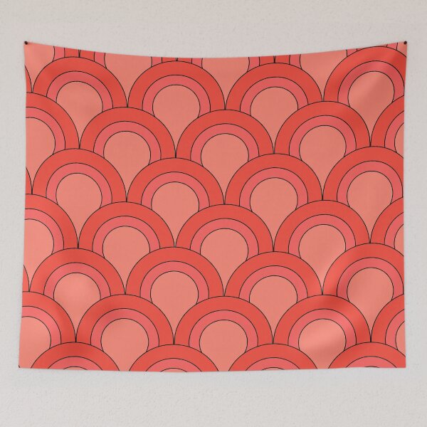 Item preview, Fish Scales (coral) designed and sold by inkblotcreative.