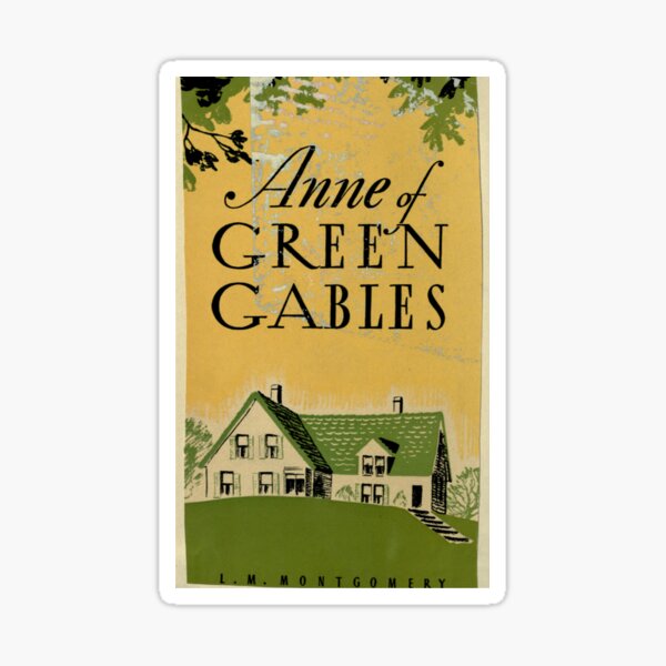 Anne of Green Gables classic book cover Sticker