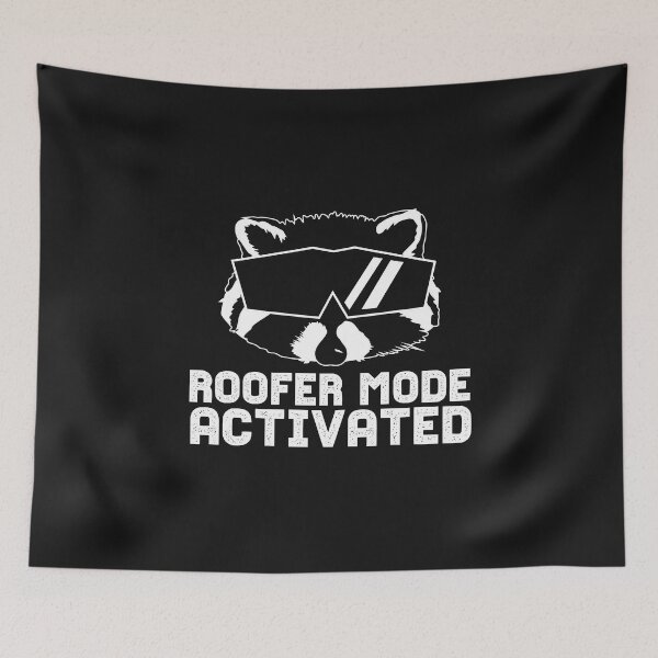 Item preview, Raccoon Roofer Mode Activated Funny and Cool Graphic Design  designed and sold by alenaz.