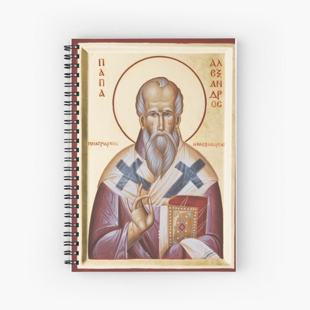 St Alexander of Alexandria Spiral Notebook