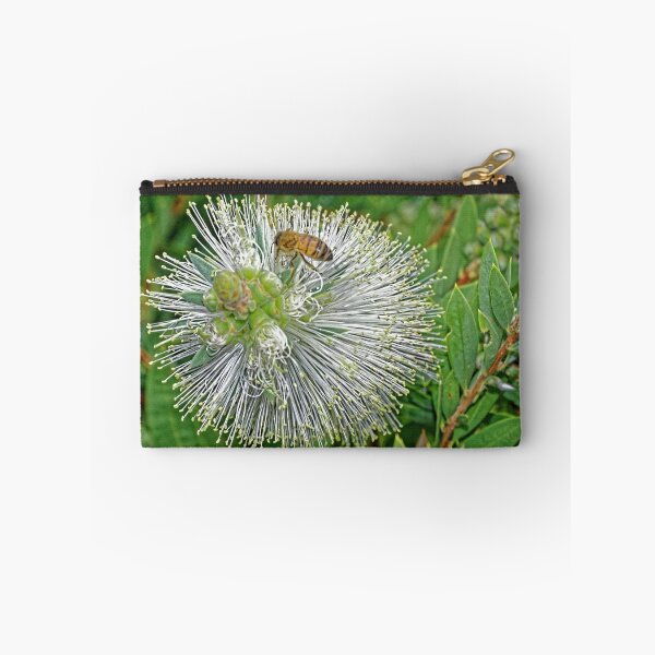 Item preview, Bee on White Grevillea F 201920180422 0349 designed and sold by Fred Mitchell.