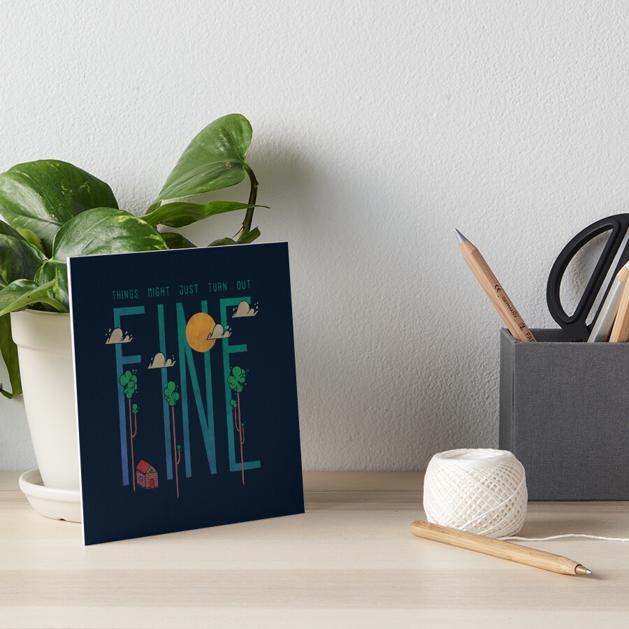 Breathe Art Board Print