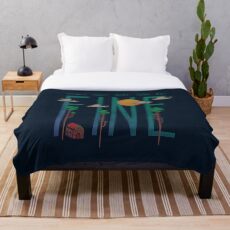 Breathe Throw Blanket